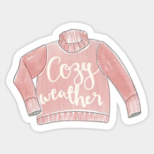 Sweater Weather Sticker